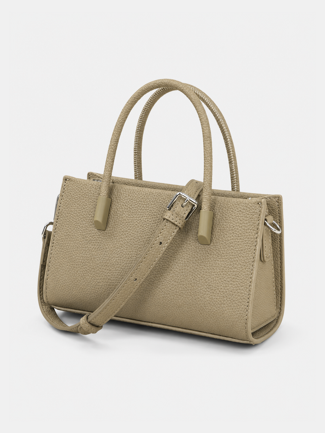 Dual Strap Leather Handbag
