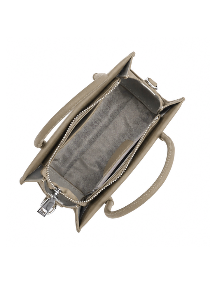 Dual Strap Leather Handbag