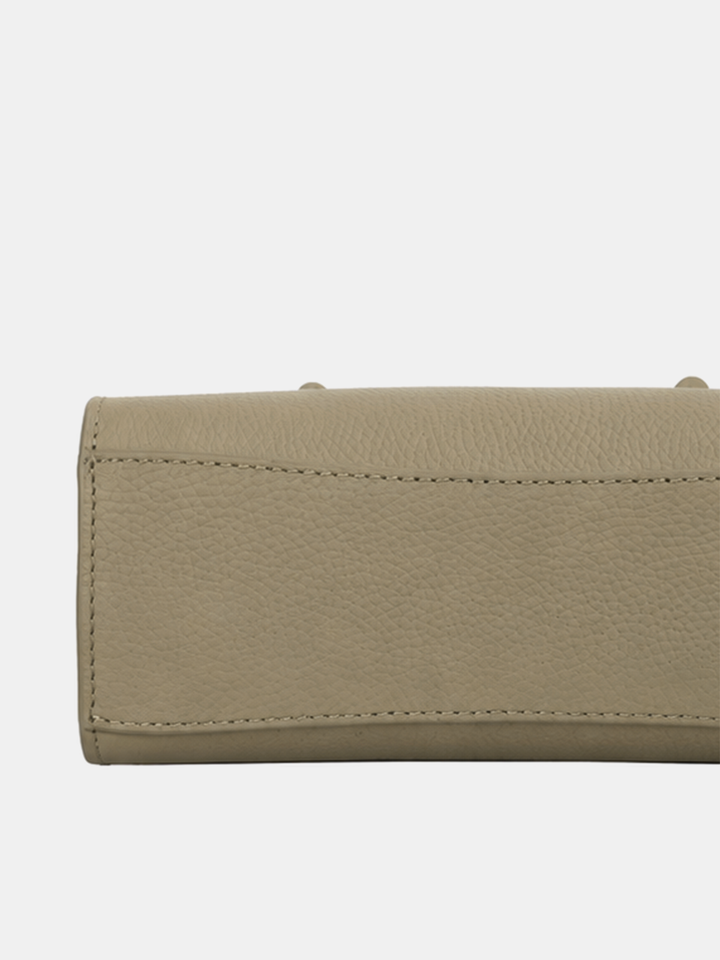 Dual Strap Leather Handbag
