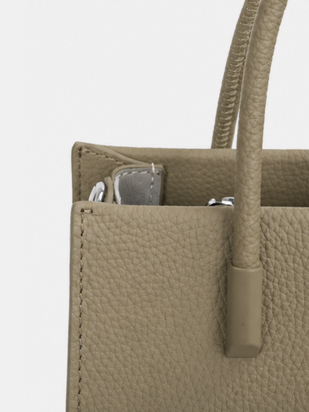 Dual Strap Leather Handbag