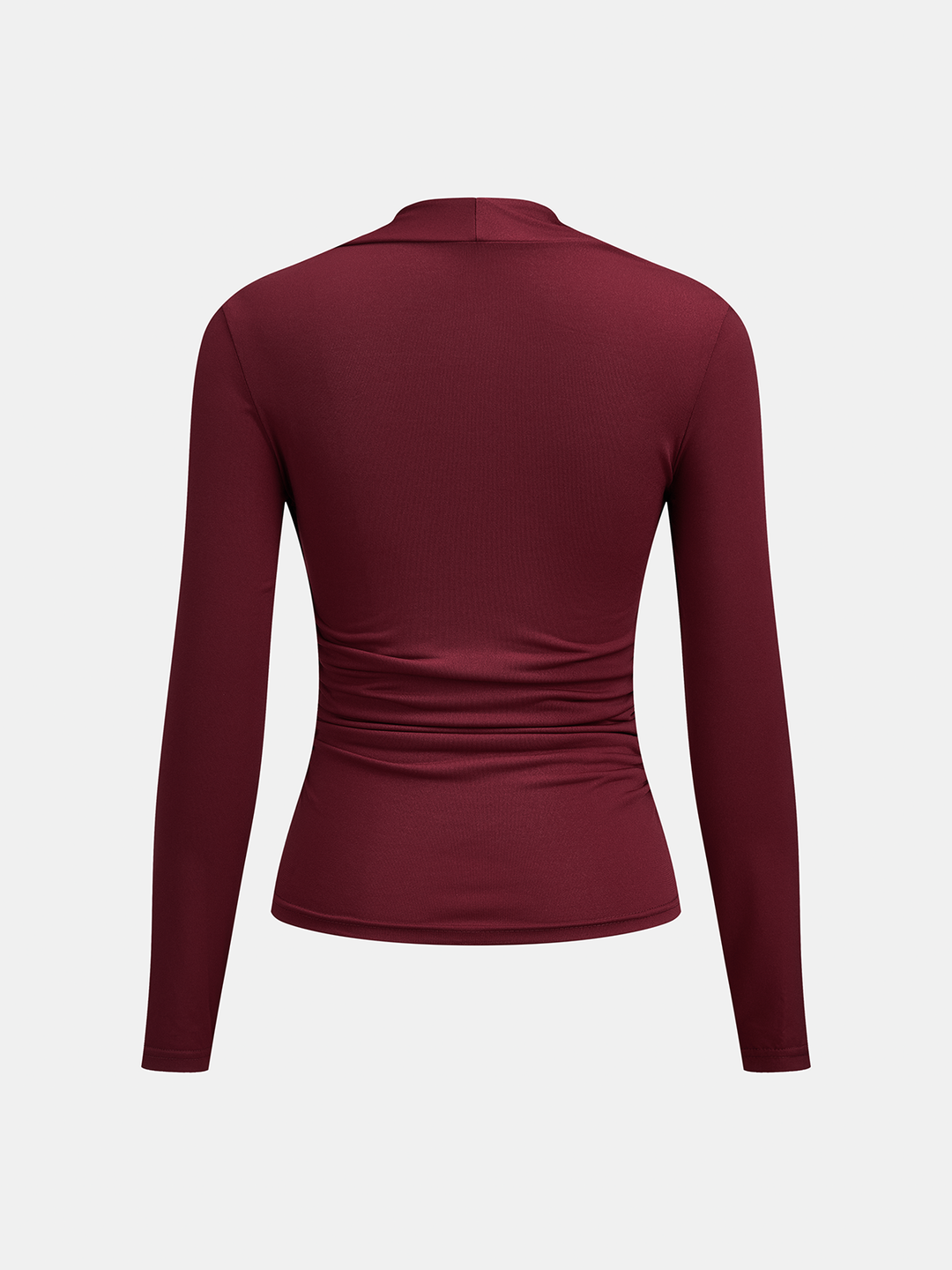 Metal Buckle Square Neck Fitted Top