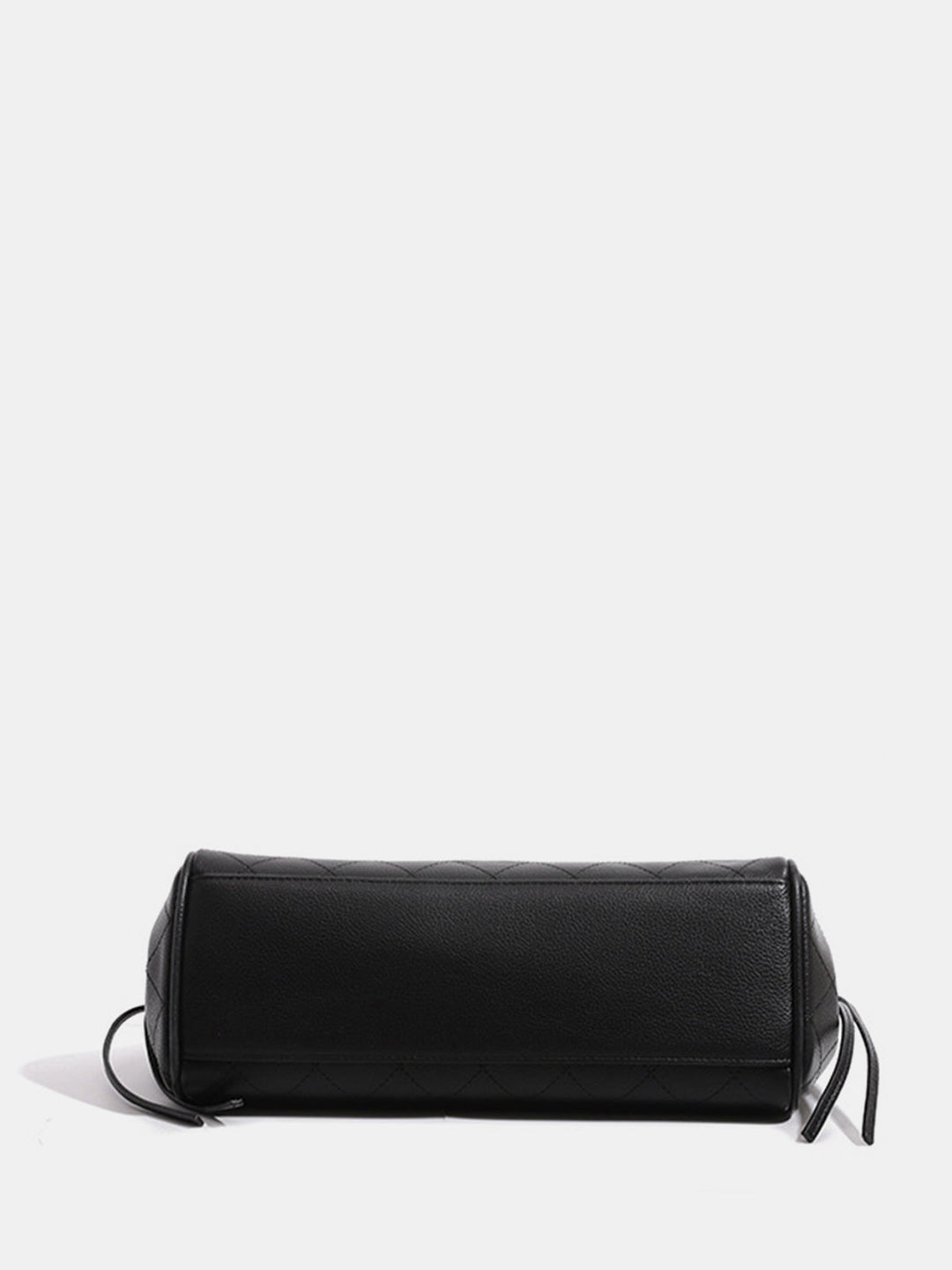 Quilted Turn-Lock Shoulder Handbag