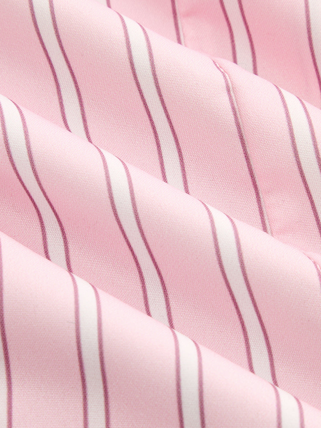 Striped Corset‑Style Peplum Shirt