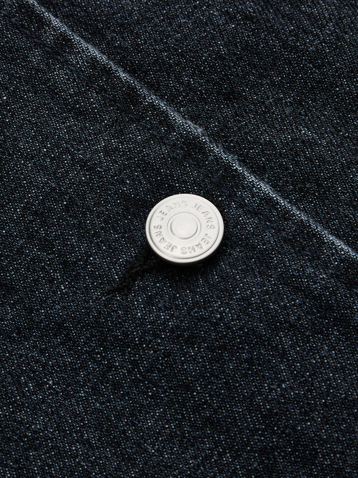 Belted Denim Utility Blazer Jacket