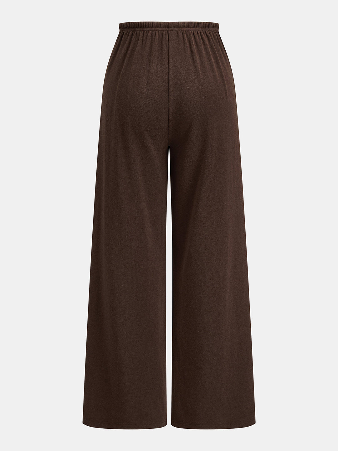 Lace Trim V‑Neck Top & Drawstring Pants Set