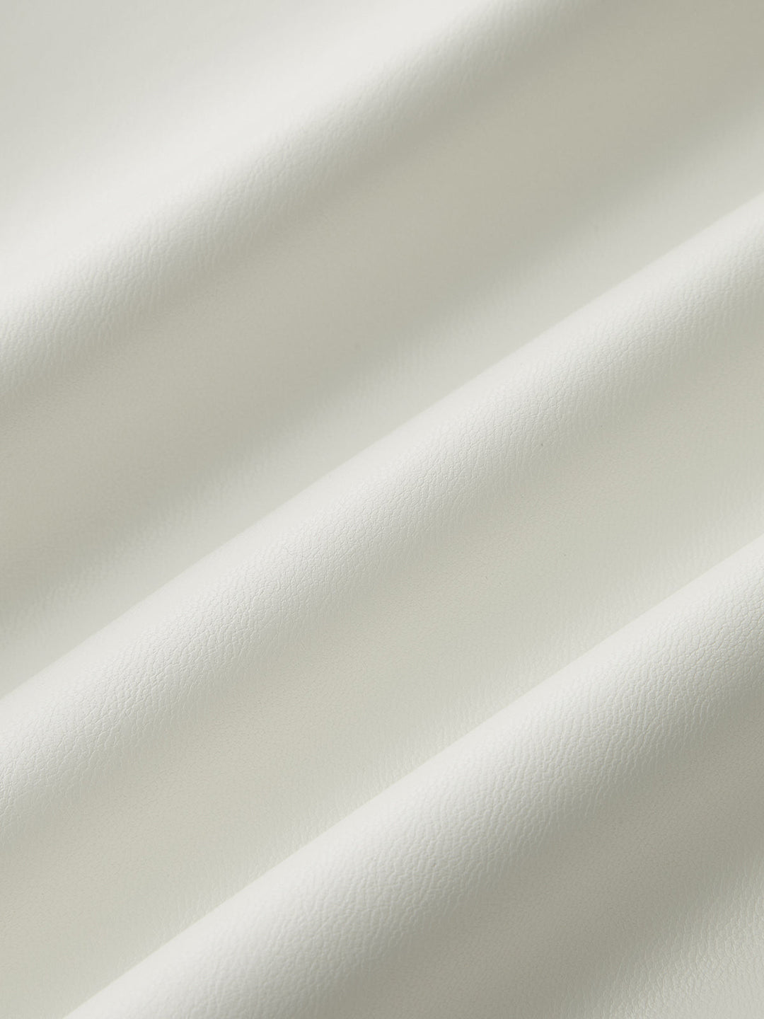 Contrast Piping Faux Leather Wrap Midi Skirt