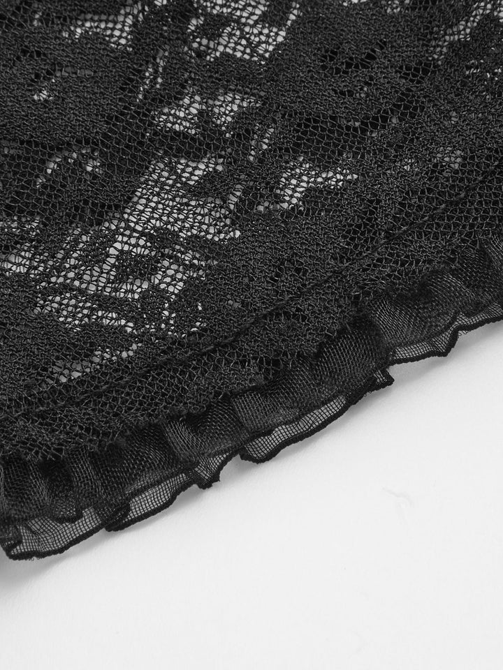 Lace Fingerless Long Gloves