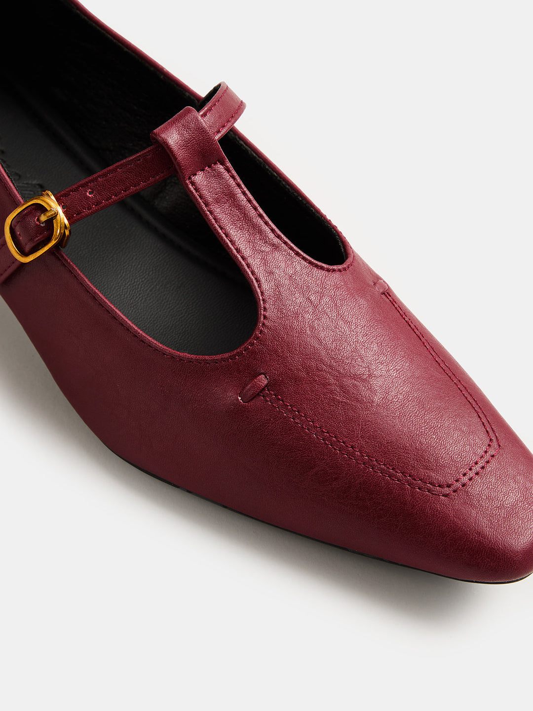 Low Heel Square Toe Mary Jane Pumps