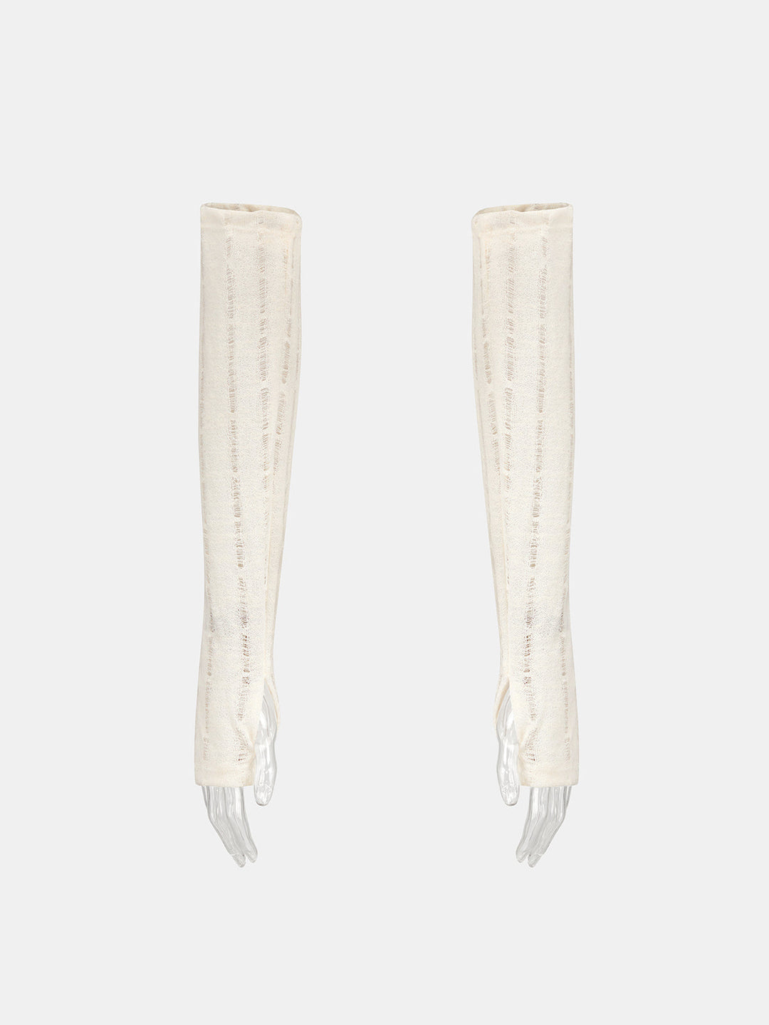 Long Mesh Fingerless Arm Gloves
