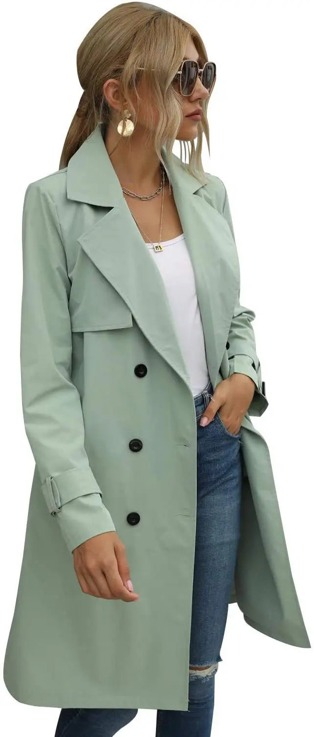 French Chic Long Cardigan – Stylish Layer for Transitional Weather