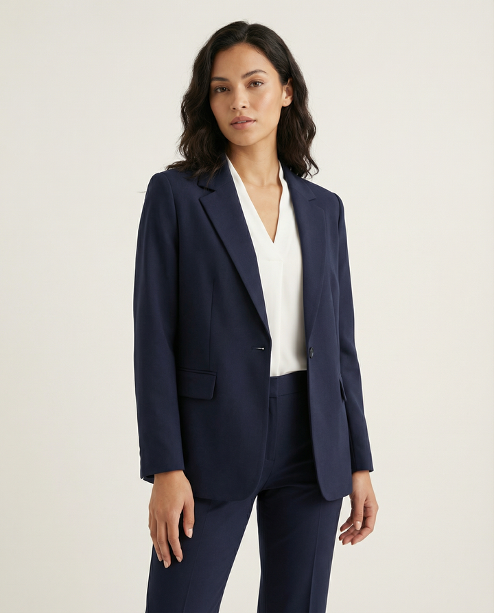 Women's Blazer – Tailored Loose Fit for Effortless Autumn Style