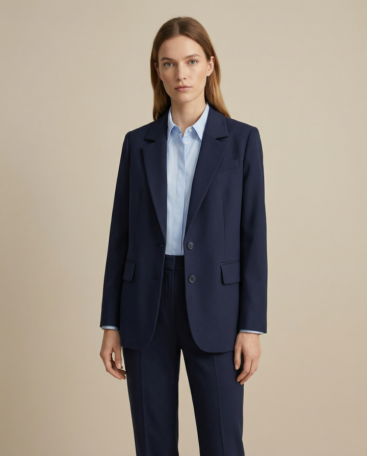 Women's Blazer – Tailored Loose Fit for Effortless Autumn Style