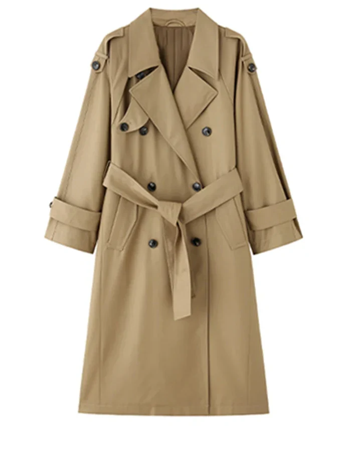 Women's Oversized Long Trench Coat