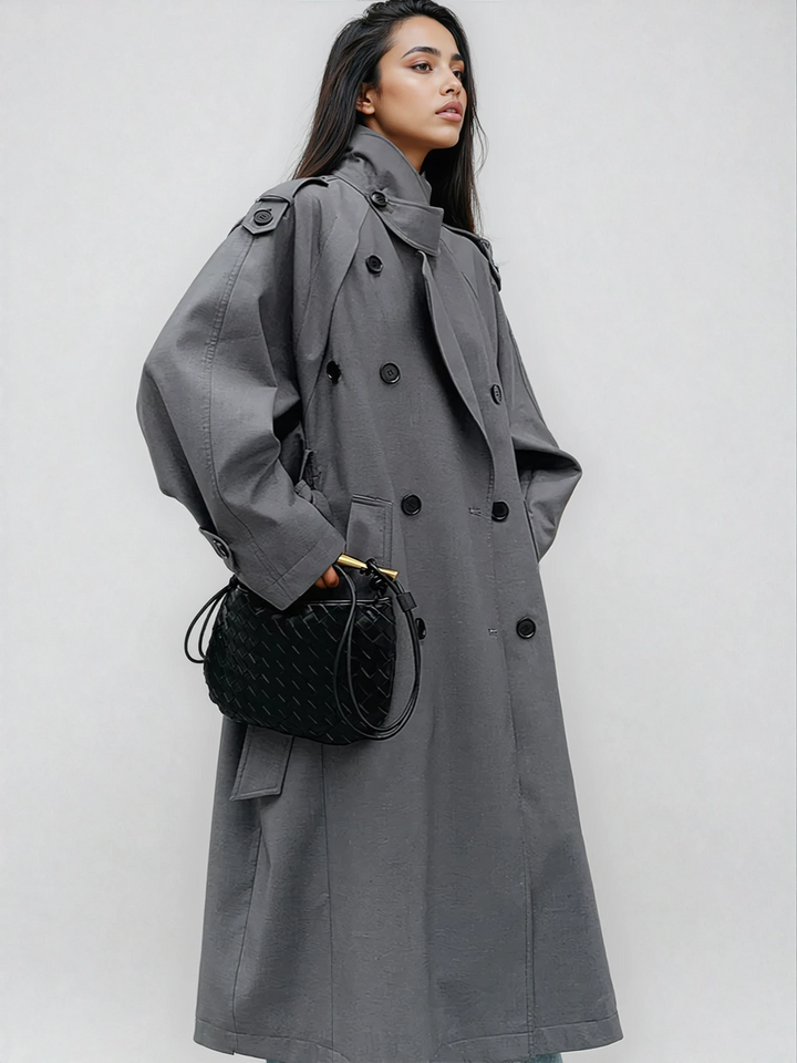 Women's Oversized Long Trench Coat