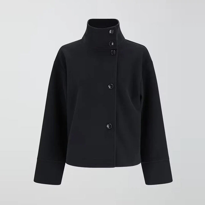 Stand Collar Women's Pea Coat