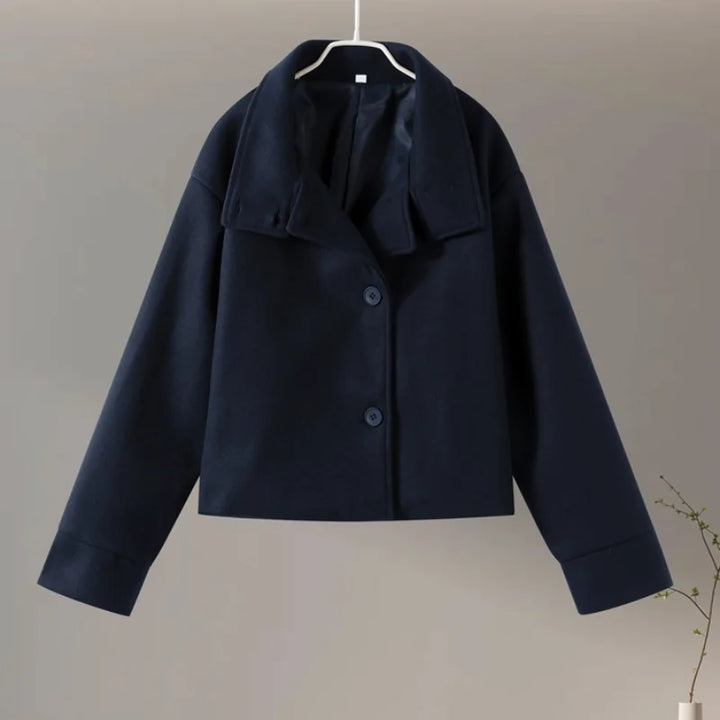 Stand Collar Women's Pea Coat