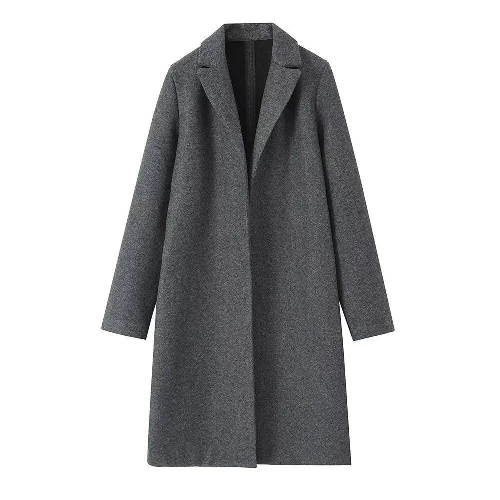 Trench Coat – Vintage Open Stitch Design for Stylish Layering